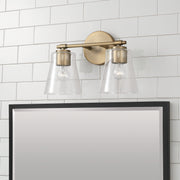 Capital Lighting 146921AD-533 Baker Two Light Vanity, Aged Brass Alternate Image 2.jpg