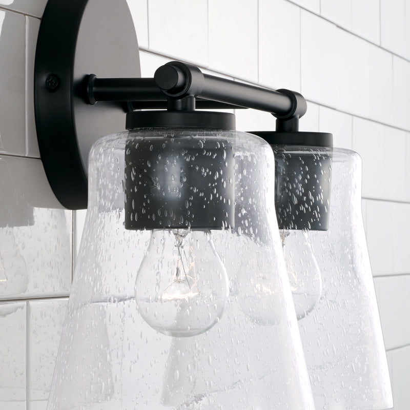 Capital Lighting 146921MB-533 Baker Two Light Vanity, Matte Black Alternate Image.jpg