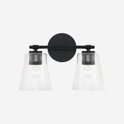 Capital Lighting 146921MB-533 Baker Two Light Vanity, Matte Black Alternate Image 3.jpg