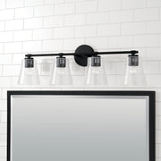 Capital Lighting 146941MB-533 Baker Four Light Vanity, Matte Black Alternate Image 2.jpg