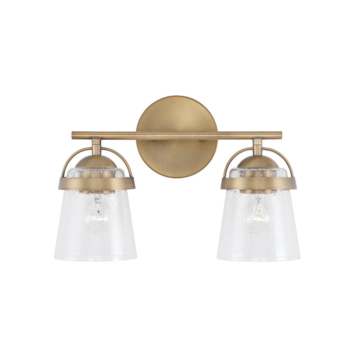 Capital Lighting 147021AD-534 Madison Two Light Vanity, Aged Brass Alternate Image 3.jpg