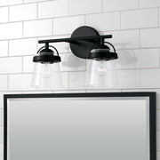 Capital Lighting 147021MB-534 Madison Two Light Vanity, Matte Black Alternate Image 2.jpg