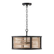 Capital Lighting 244041FK Rico Four Light Semi-Flush Mount, Flat Black Alternate Image 2.jpg