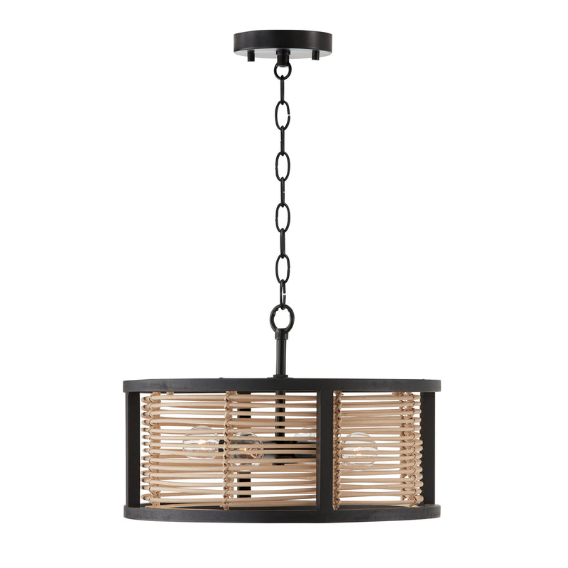 Capital Lighting 244041FK Rico Four Light Semi-Flush Mount, Flat Black Alternate Image 2.jpg