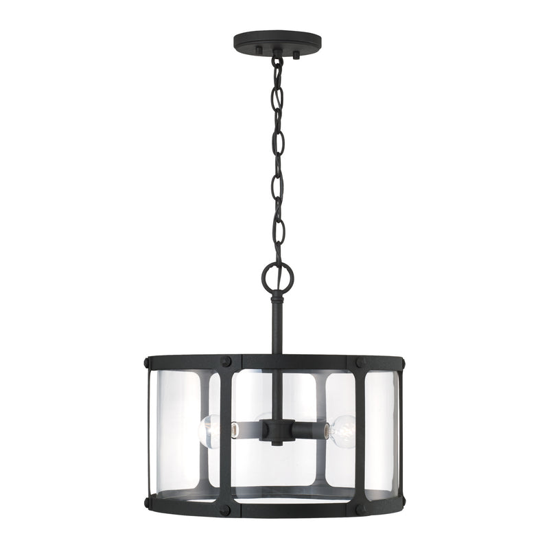 Capital Lighting 244931BI Brennen Three Light Semi-Flush Mount, Black Iron Alternate Image.jpg