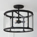 Capital Lighting 244931BI Brennen Three Light Semi-Flush Mount, Black Iron Alternate Image 2.jpg