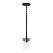 Capital Lighting 246811MB-532 Mason One Light Semi-Flush Mount, Matte Black Alternate Image.jpg