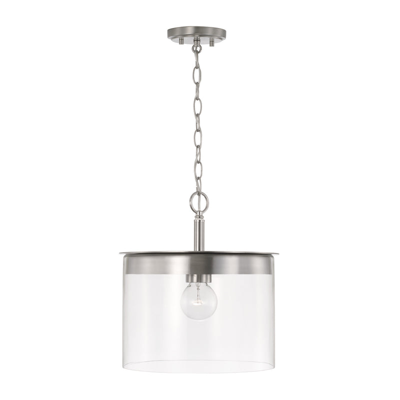 Capital Lighting 246812BN Mason One Light Semi-Flush Mount, Brushed Nickel Alternate Image.jpg
