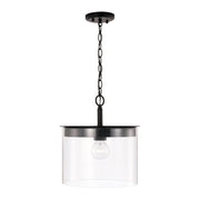 Capital Lighting 246812MB Mason One Light Semi-Flush Mount, Matte Black Alternate Image.jpg