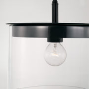 Capital Lighting 246812MB Mason One Light Semi-Flush Mount, Matte Black Alternate Image 2.jpg