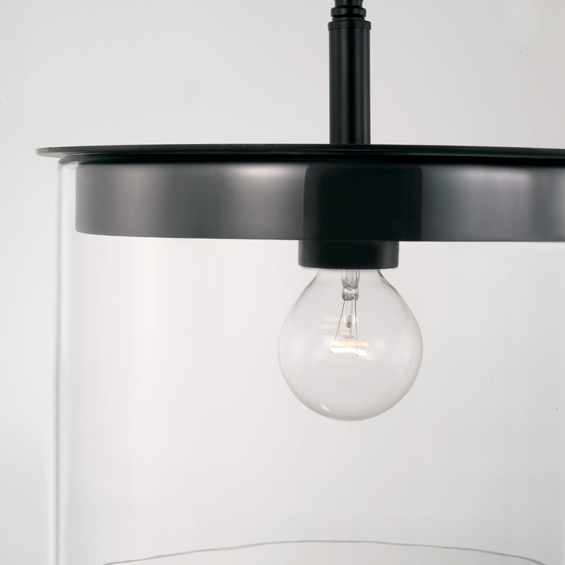 Capital Lighting 246812MB Mason One Light Semi-Flush Mount, Matte Black Alternate Image 2.jpg