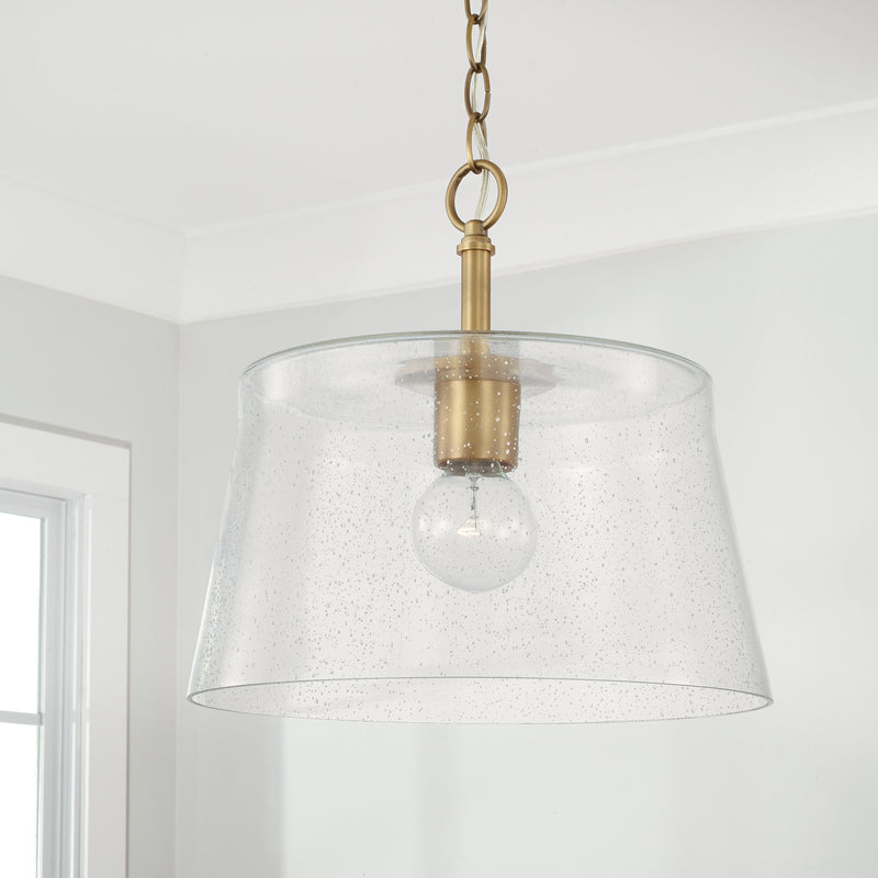 Capital Lighting 246911AD Baker One Light Pendant, Aged Brass Alternate Image 2.jpg