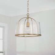 Capital Lighting 247011AD Madison One Light Semi-Flush Mount, Aged Brass Alternate Image 3.jpg