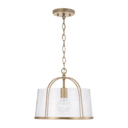 Capital Lighting 247011AD Madison One Light Semi-Flush Mount, Aged Brass Alternate Image.jpg
