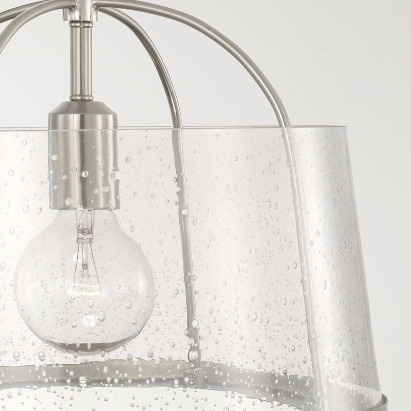 Capital Lighting 247011BN Madison One Light Semi-Flush Mount, Brushed Nickel Alternate Image 2.jpg