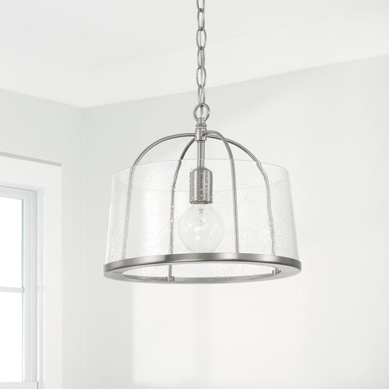 Capital Lighting 247011BN Madison One Light Semi-Flush Mount, Brushed Nickel Alternate Image 3.jpg