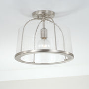 Capital Lighting 247011BN Madison One Light Semi-Flush Mount, Brushed Nickel Alternate Image 4.jpg