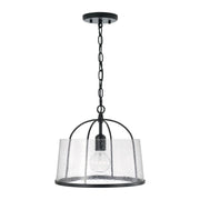 Capital Lighting 247011MB Madison One Light Flush Mount, Matte Black Alternate Image.jpg