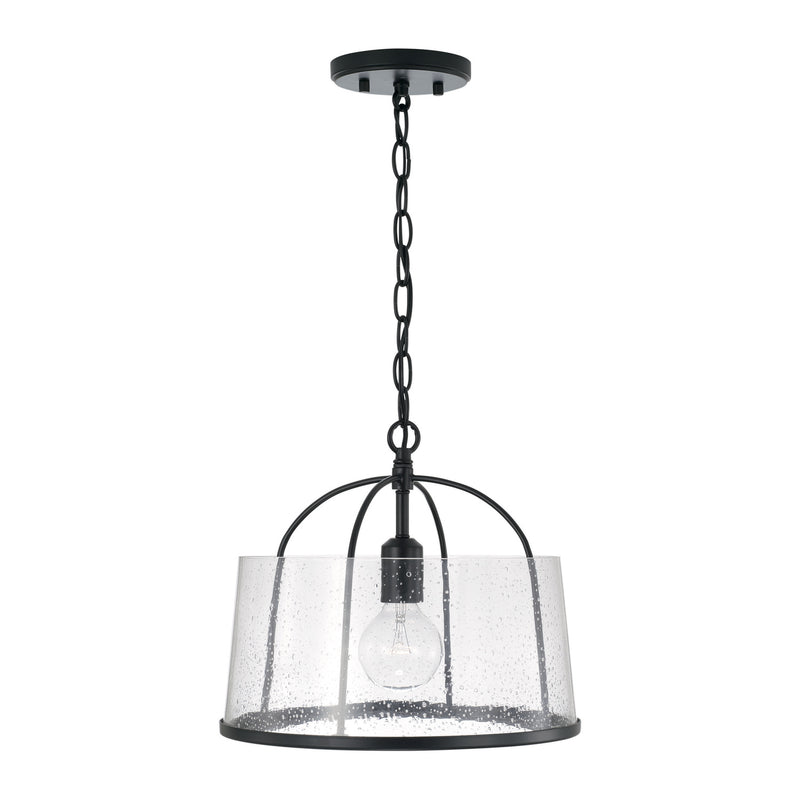 Capital Lighting 247011MB Madison One Light Flush Mount, Matte Black Alternate Image.jpg