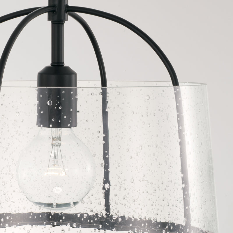 Capital Lighting 247011MB Madison One Light Flush Mount, Matte Black Alternate Image 2.jpg
