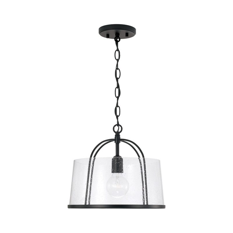 Capital Lighting 247011MB Madison One Light Flush Mount, Matte Black Alternate Image.jpg