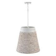 Capital Lighting 343941HW Tallulah Four Light Pendant, Chalk Wash Alternate Image.jpg