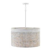 Capital Lighting 343942HW Tallulah Four Light Pendant, Chalk Wash Alternate Image.jpg