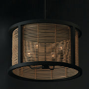 Capital Lighting 344061FK Rico Four Light Pendant, Flat Black Alternate Image 4.jpg
