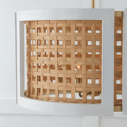 Capital Lighting 344341WM Lola Four Light Pendant, Flat White and Matte Brass Alternate Image 2.jpg
