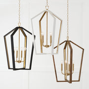 Capital Lighting 344541WM Maren Four Light Pendant, Flat White and Matte Brass Alternate Image 4.jpg