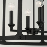 Capital Lighting 344941BI Brennen Four Light Pendant, Black Iron Alternate Image 2.jpg