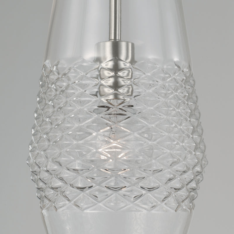 Capital Lighting 345011BN Dena One Light Pendant, Brushed Nickel Alternate Image.jpg