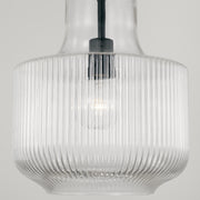 Capital Lighting 345111MB Nyla One Light Pendant, Matte Black Alternate Image.jpg