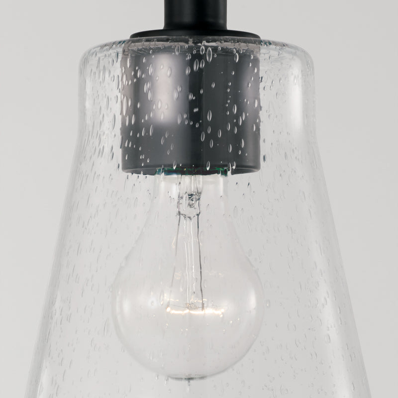 Capital Lighting 346911MB-533 Baker One Light Pendant, Matte Black Alternate Image.jpg