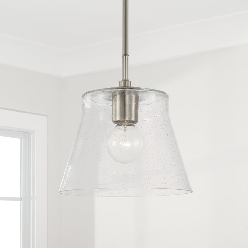 Capital Lighting 346912BN Baker One Light Pendant, Brushed Nickel Alternate Image 2.jpg