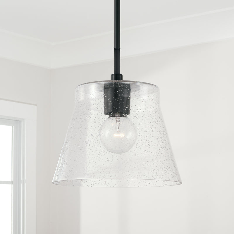 Capital Lighting 346912MB Baker One Light Pendant, Matte Black Alternate Image 2.jpg