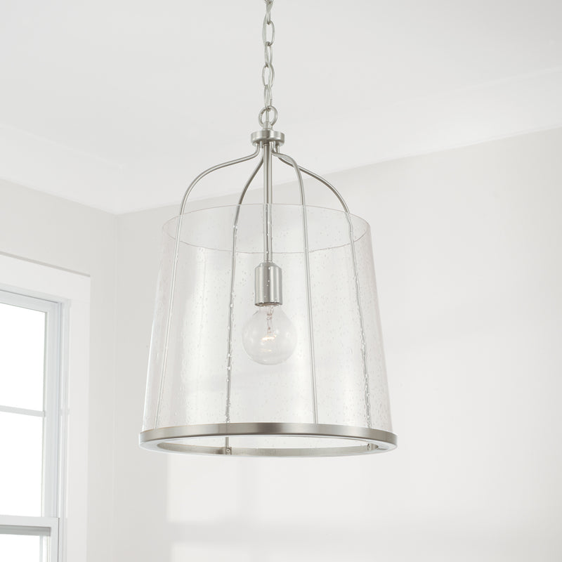 Capital Lighting 347011BN Madison One Light Pendant, Brushed Nickel Alternate Image 3.jpg