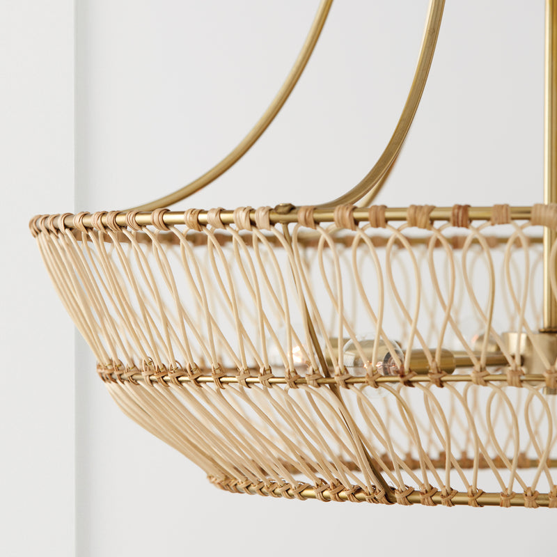 Capital Lighting 444161MA Wren Six Light Chandelier, Matte Brass Alternate Image 2.jpg