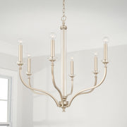 Capital Lighting 444861BS Breigh Six Light Chandelier, Brushed Champagne Alternate Image 4.jpg