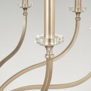 Capital Lighting 444881BS Breigh Eight Light Chandelier, Brushed Champagne Alternate Image 2.jpg
