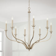Capital Lighting 444881BS Breigh Eight Light Chandelier, Brushed Champagne Alternate Image 4.jpg
