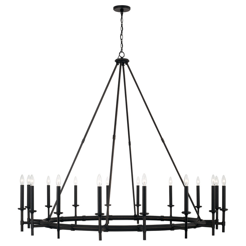 Capital Lighting 445202IH Ogden 16 Light Chandelier, Brushed Black Iron Alternate Image.jpg