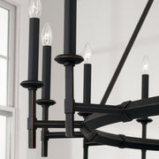 Capital Lighting 445202IH Ogden 16 Light Chandelier, Brushed Black Iron Alternate Image 2.jpg