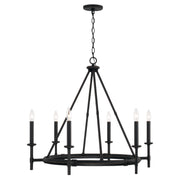 Capital Lighting 445261IH Ogden Six Light Chandelier, Brushed Black Iron Alternate Image.jpg