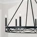 Capital Lighting 445761MB Avery Six Light Chandelier, Matte Black Alternate Image 2.jpg