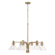 Capital Lighting 445861AD-528 Greer Six Light Chandelier, Aged Brass Alternate Image.jpg