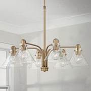 Capital Lighting 445861AD-528 Greer Six Light Chandelier, Aged Brass Alternate Image 3.jpg