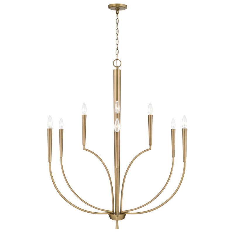 Capital Lighting 445901AD Holden Ten Light Chandelier, Aged Brass Alternate Image.jpg