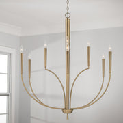 Capital Lighting 445901AD Holden Ten Light Chandelier, Aged Brass Alternate Image 4.jpg
