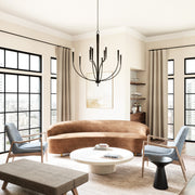 Capital Lighting 445901MB Holden Ten Light Chandelier, Matte Black Alternate Image.jpg